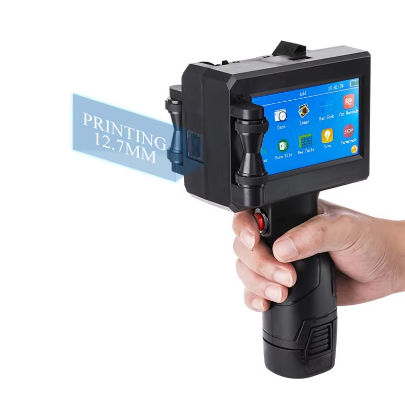 Handheld Inkjet Date Code Printer Gun - Impressora Portátil de Jato de Tinta,