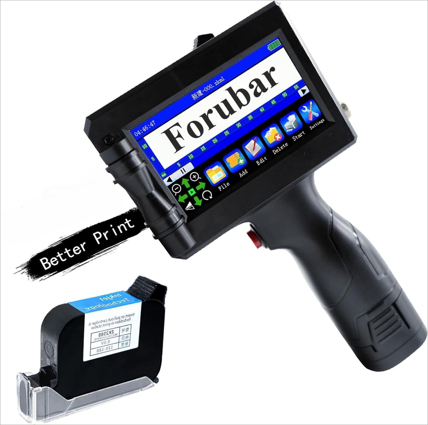 Handheld Inkjet Date Code Printer Gun - Pistola de impressora jato de tinta