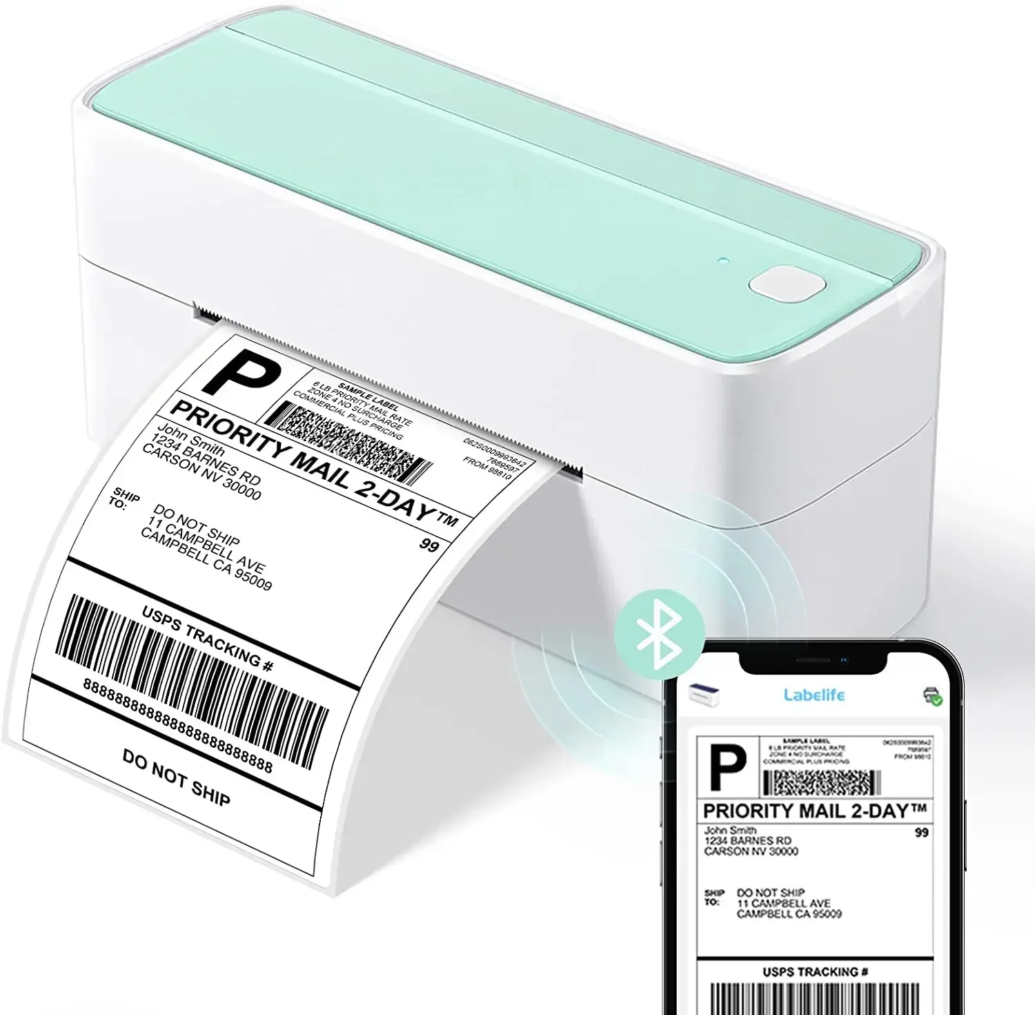 Thermal Label Printer 4X6 Shipping - Papel para etiquetas de impressora térmica