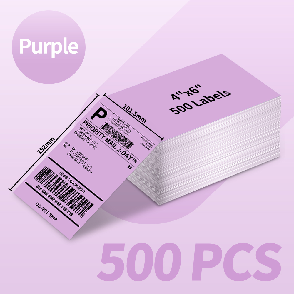 Thermal Label Printer 4X6 Shipping - Etiquetas térmicas Phomemo 4x6 para impressora