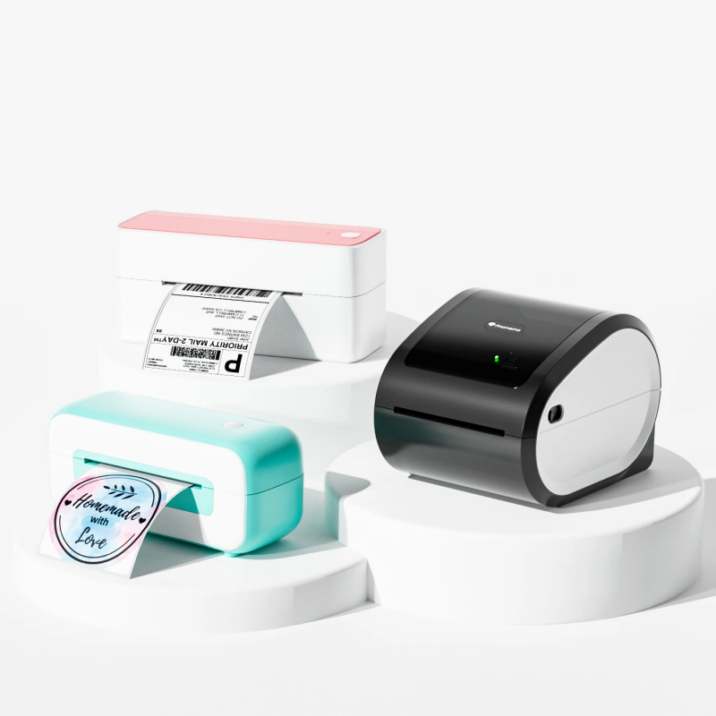 Thermal Label Printer 4X6 Shipping - Impressora de Etiquetas Térmicas PM241-BT, Impressora