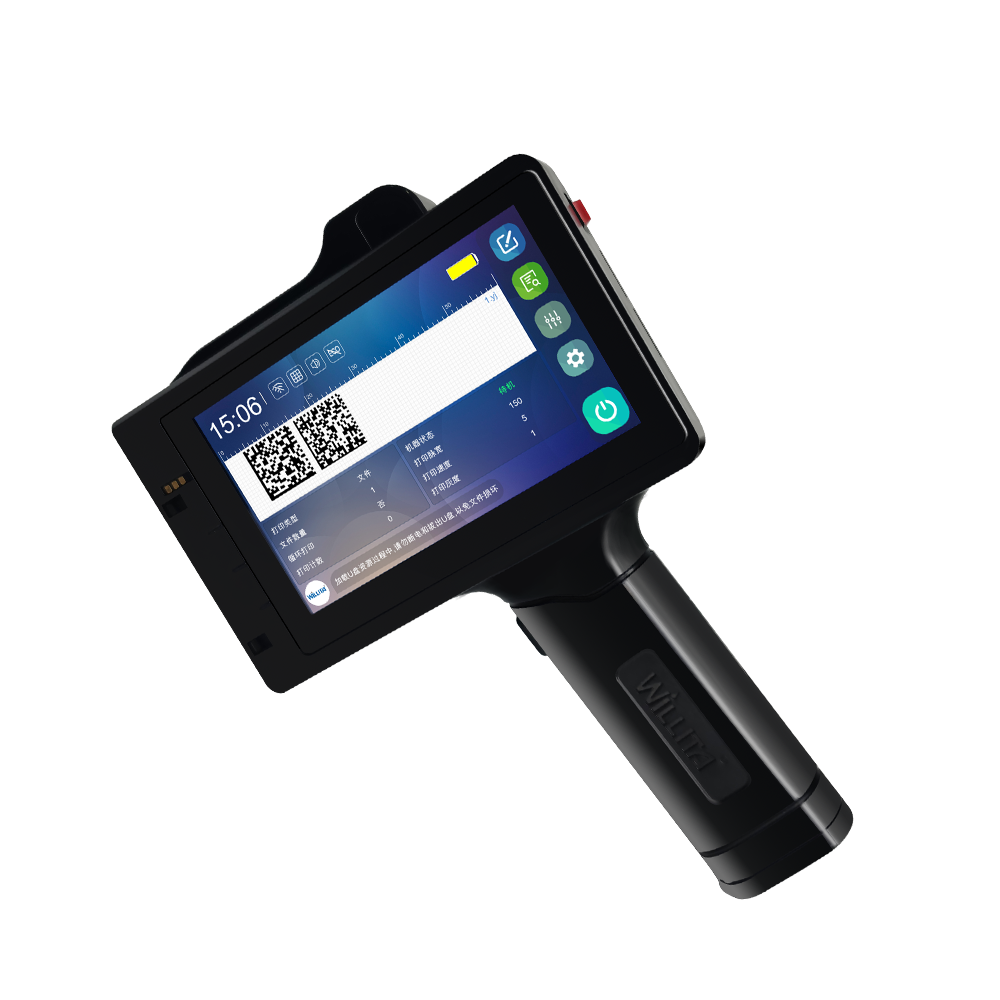 Handheld Inkjet Date Code Printer Gun - Impressora Portátil de Jato de Tinta