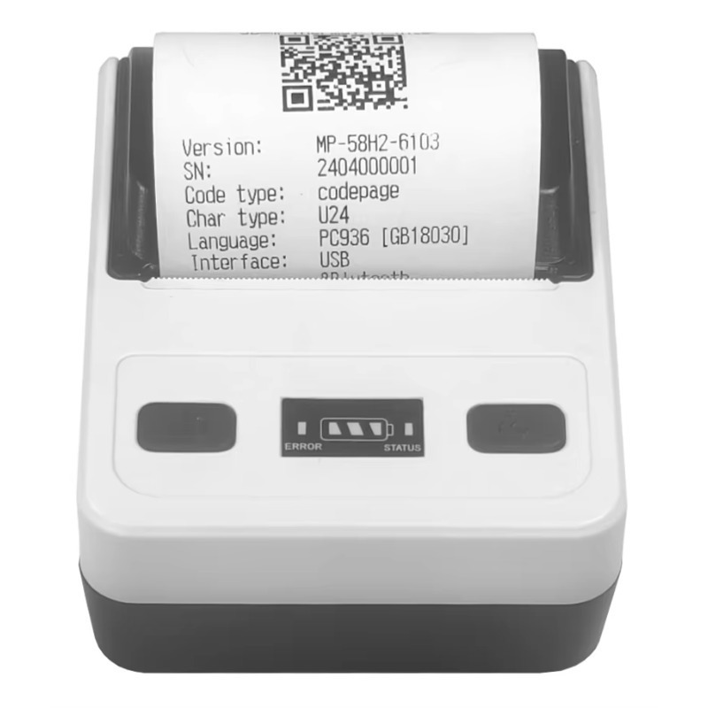 Bluetooth Portable Thermal Receipt Printer 58Mm - Impressora térmica de recibos, alta qualidade,