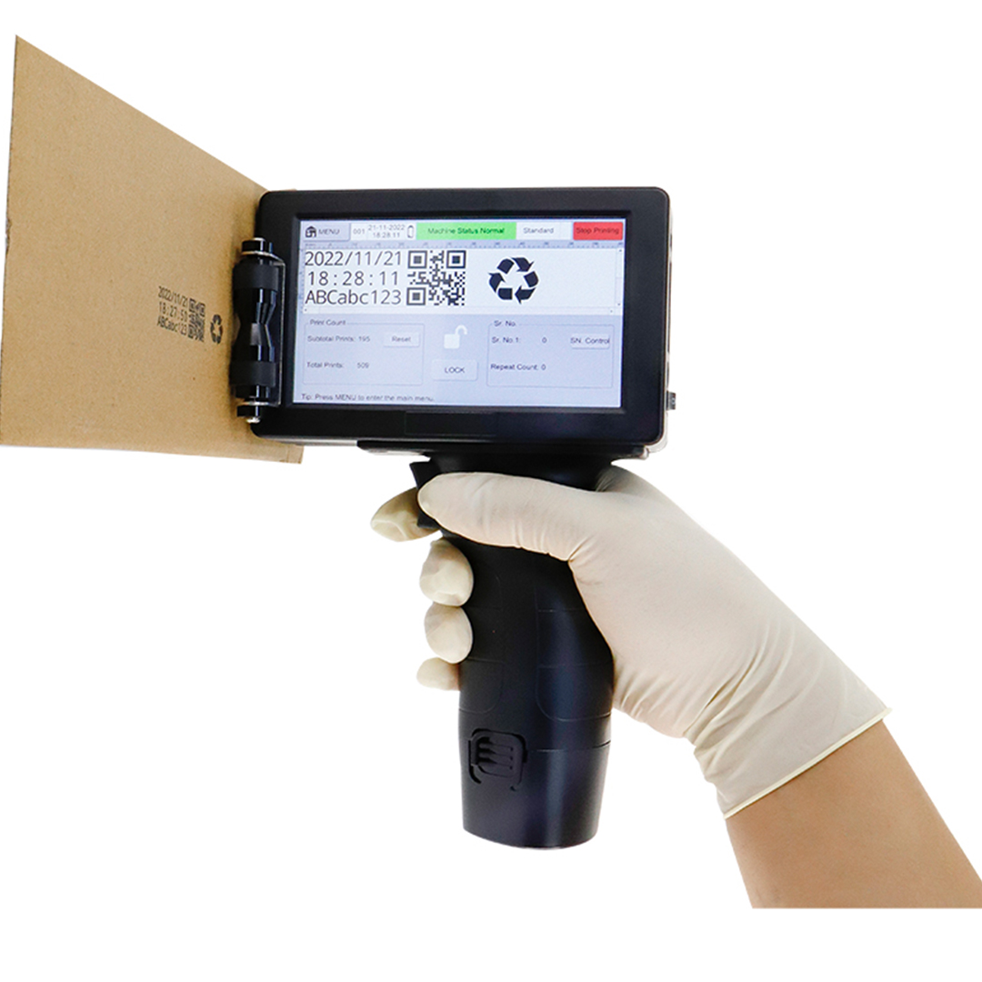 Handheld Inkjet Date Code Printer Gun - DOCOD G100 12.7mm Pistola de Impressão