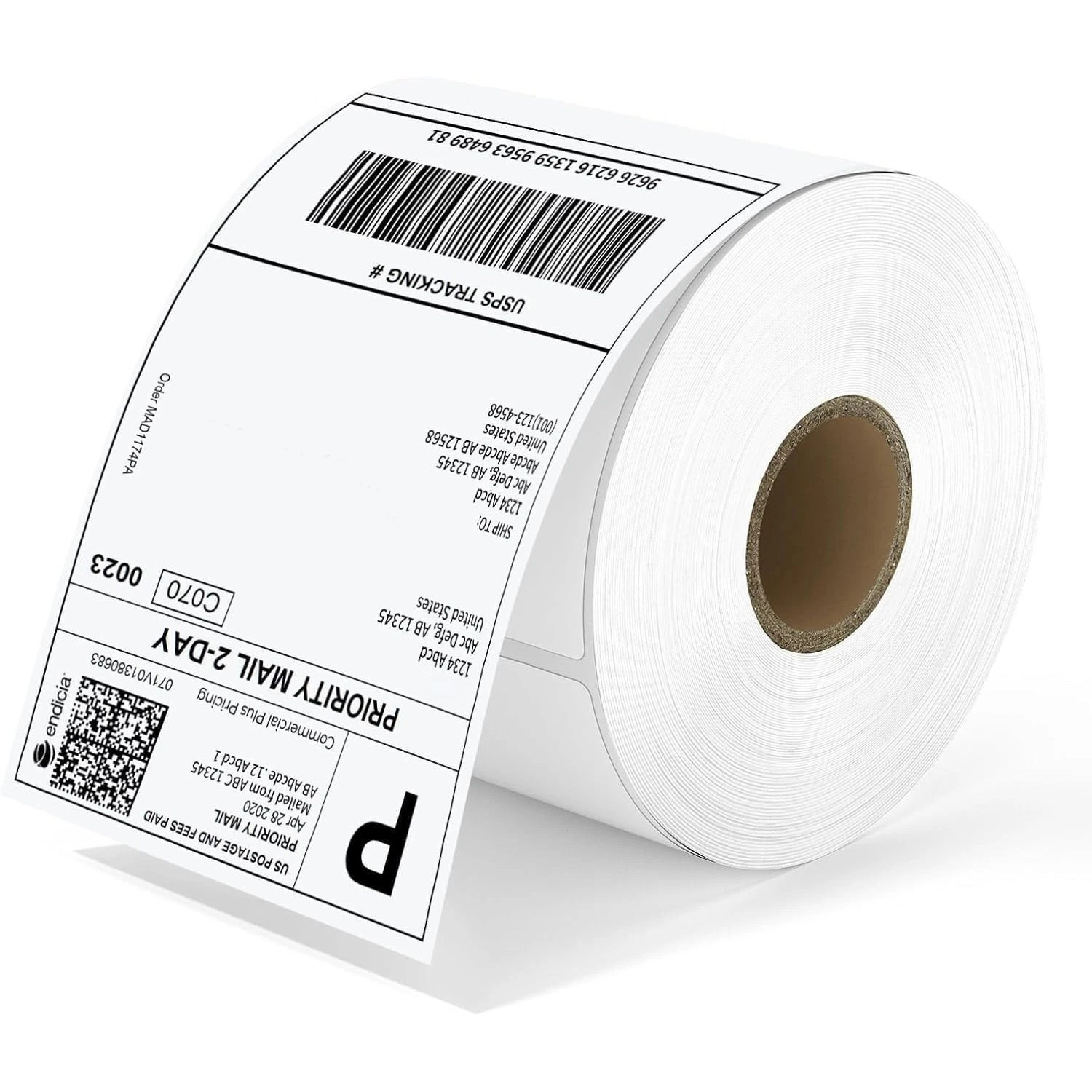 Thermal Shipping Label Roll 4X6 500 - Rolo de Etiquetas Térmicas Diretas para