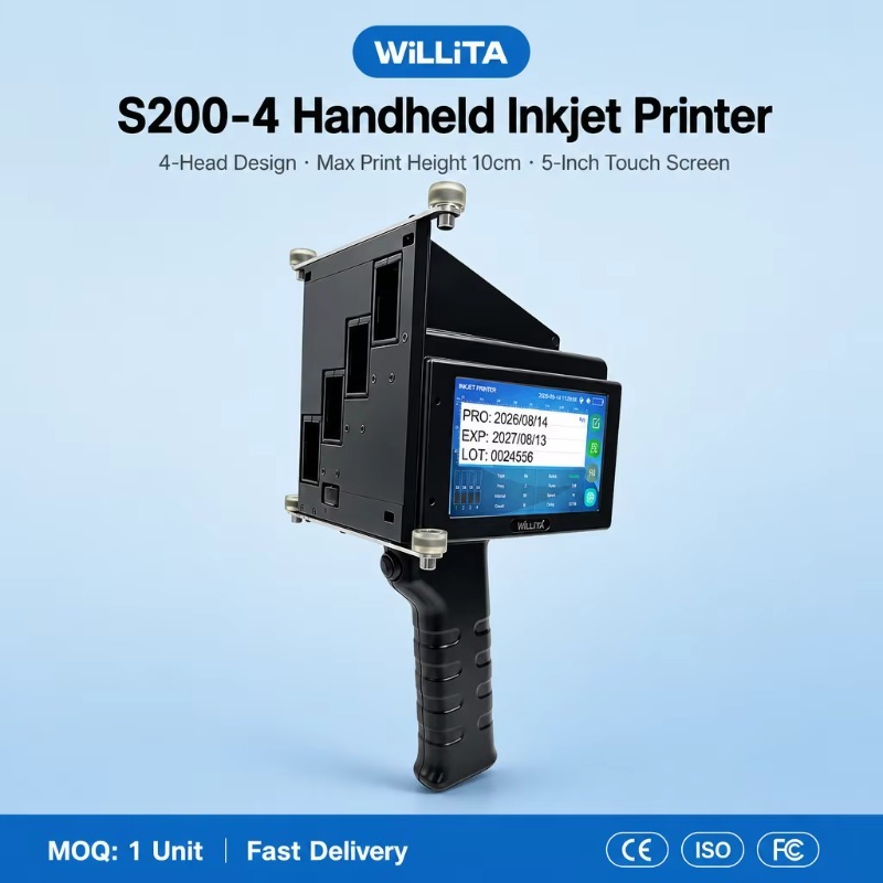 Impressora de jato de tinta po - Handheld Inkjet Date Code Printer Gun avaliação e preço