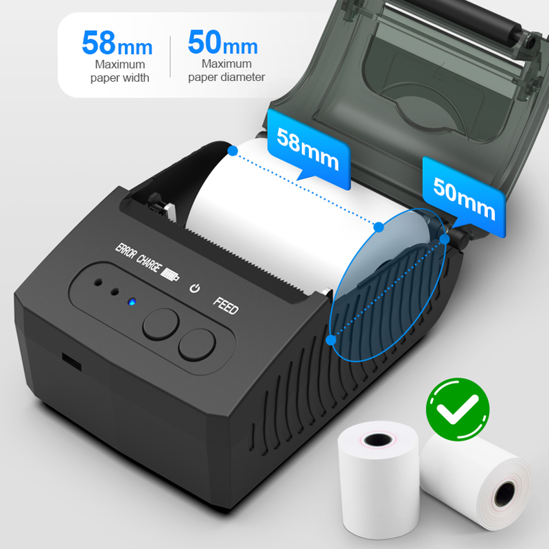 Impressora Térmica Bluetooth P - Bluetooth Portable Thermal Receipt Printer 58Mm avaliação e preço