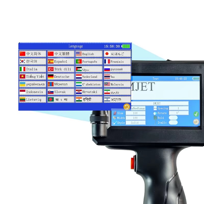 Impressora Portátil de Jato de - Handheld Inkjet Date Code Printer Gun avaliação e preço