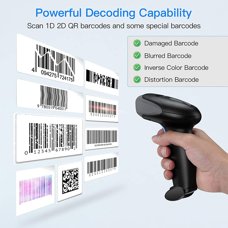 Yokoscan marca de fábrica lase - Wireless Barcode Scanner 2D Qr Laser avaliação e preço