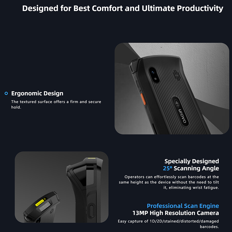 Coletor de Dados UROVO CT58 NF - Handheld Pda Scanner Android Barcode avaliação e preço