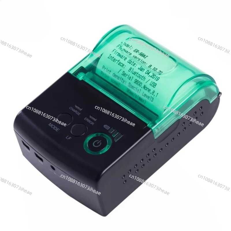 Impressora térmica portátil Bl - Bluetooth Portable Thermal Receipt Printer 58Mm avaliação e preço