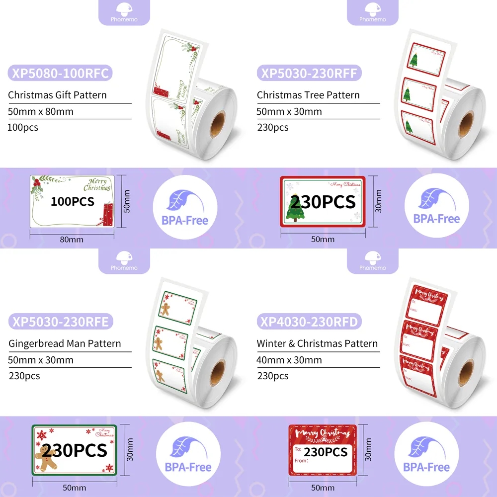 Phomemo papel adesivo para imp - Round Sticker Thermal Labels Colored avaliação e preço