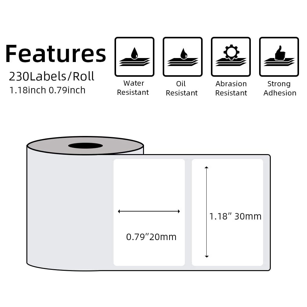 Phomemo papel adesivo para imp - Round Sticker Thermal Labels Colored avaliação e preço