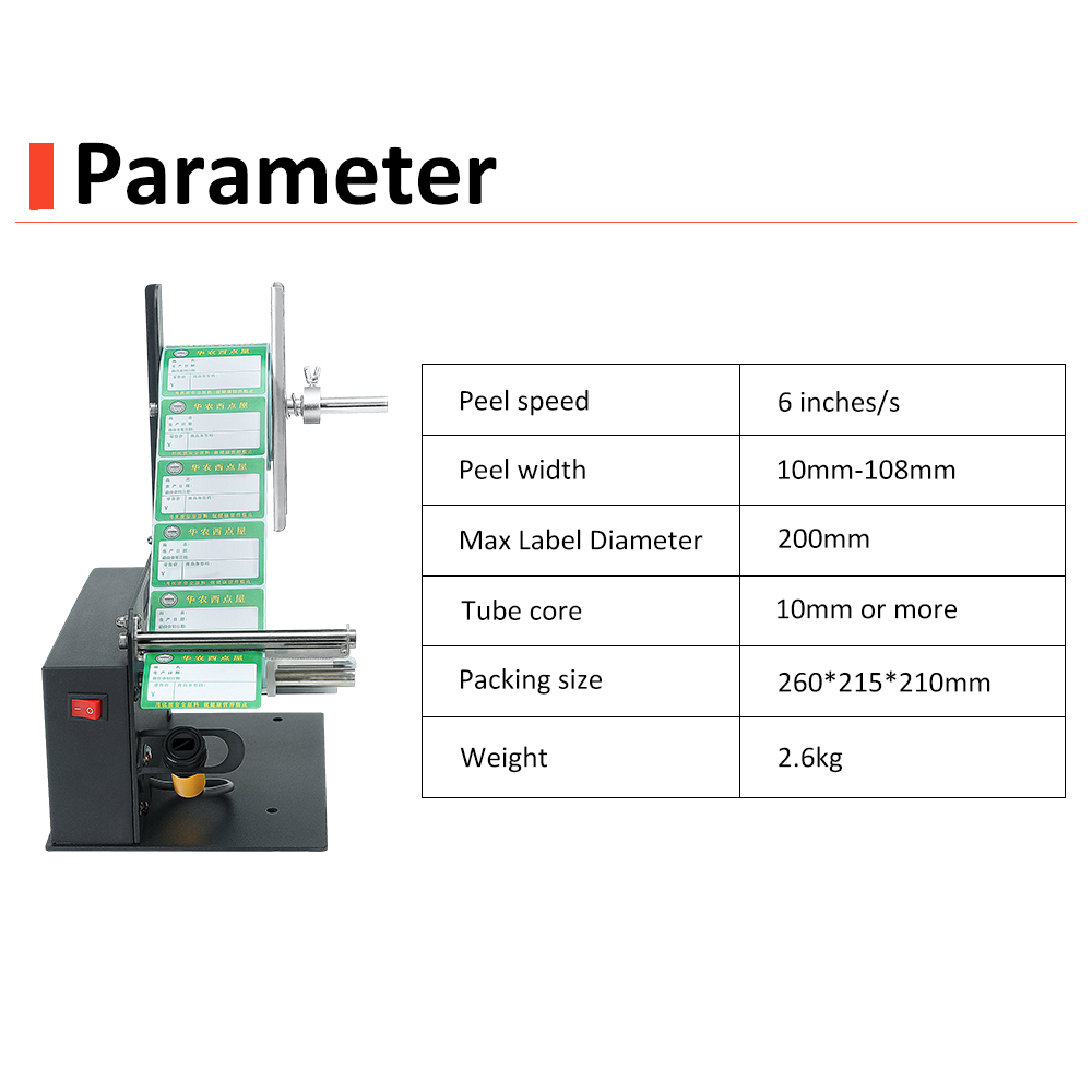 D58 dispensador automático de  - Label Dispenser Electric Peel Machine avaliação e preço