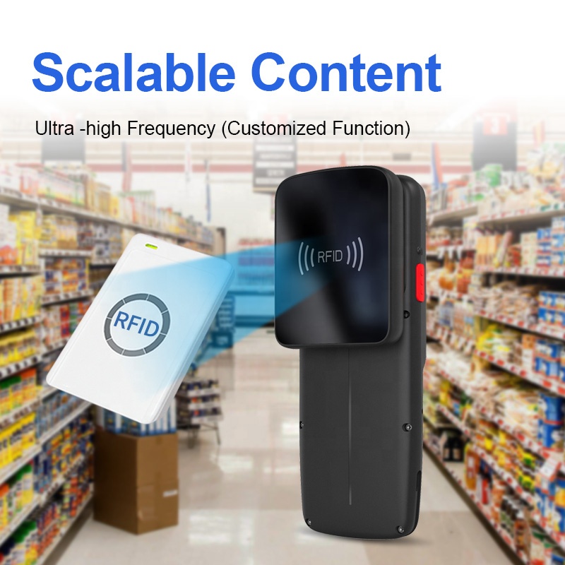 Android 9.0 4G NFC robusto sem - Handheld Pda Scanner Android Barcode avaliação e preço