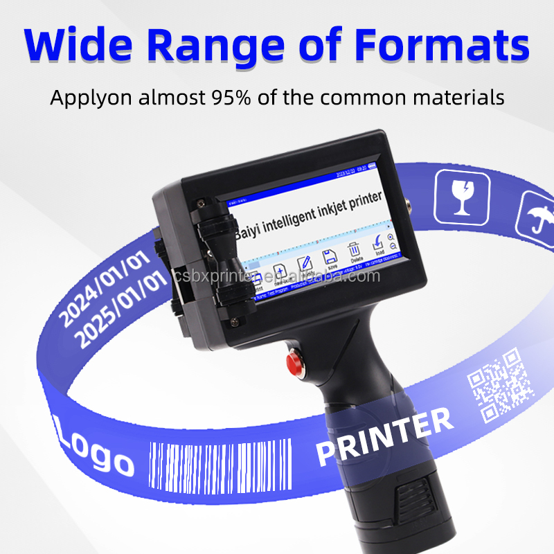 Máquina de codificação a jato  - Handheld Inkjet Date Code Printer Gun avaliação e preço