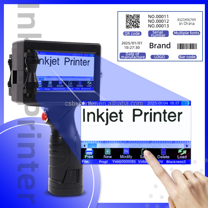 Máquina de codificação a jato  - Handheld Inkjet Date Code Printer Gun avaliação e preço