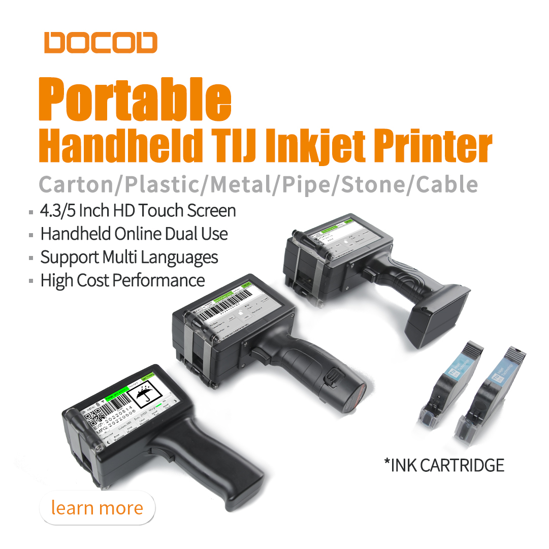 Impressora jato de tinta portá - Handheld Inkjet Date Code Printer Gun avaliação e preço