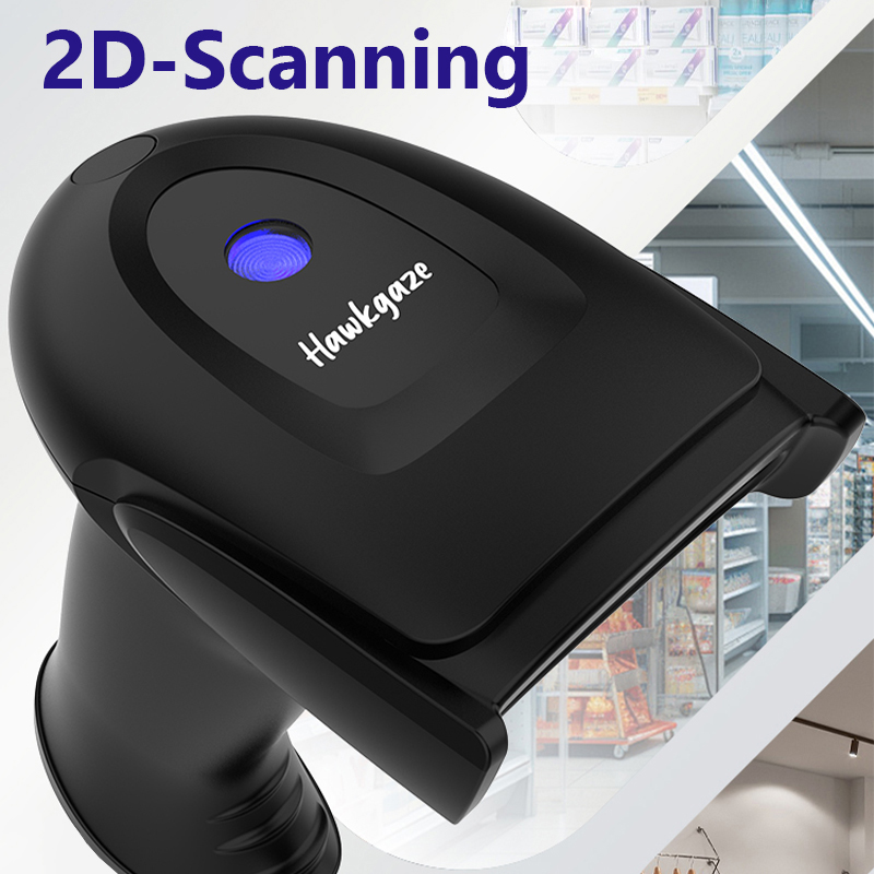 Leitor de Código de Barras Sem - Wireless Barcode Scanner 2D Qr Laser avaliação e preço