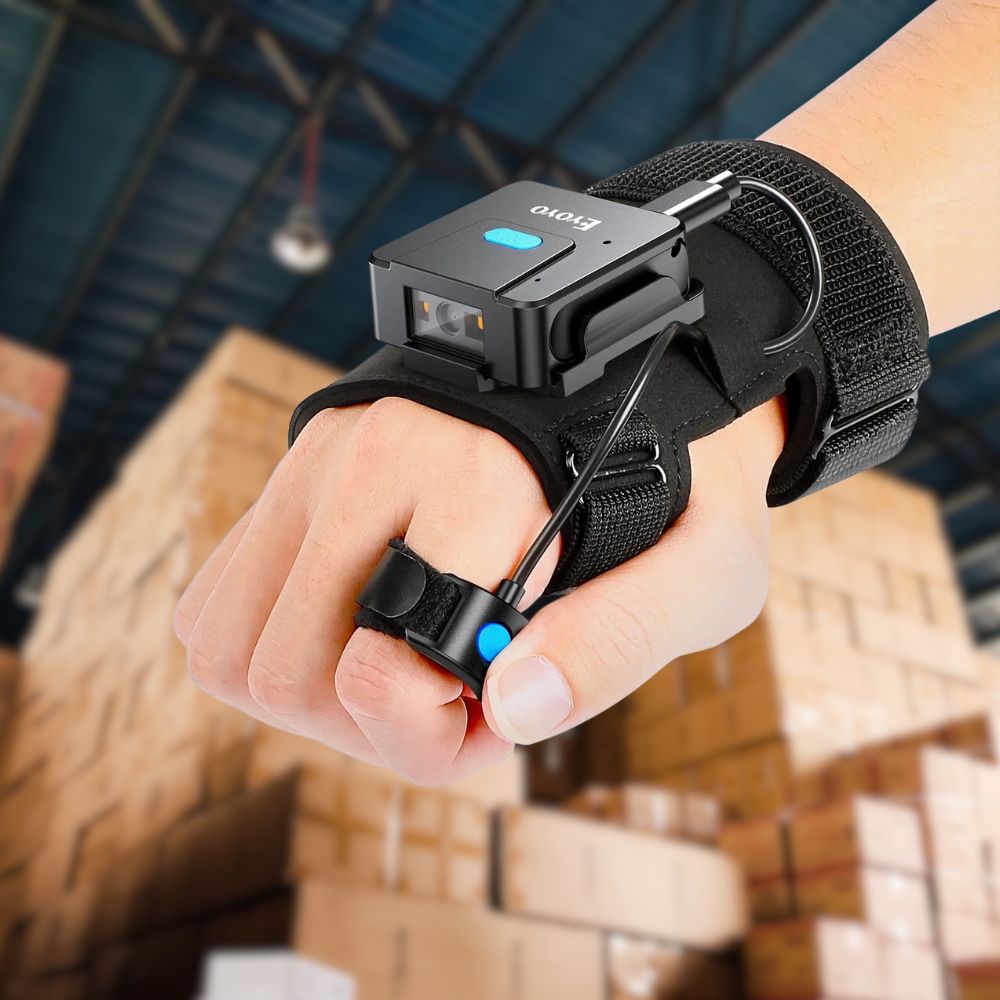 Eyoyo wearable 2d bluetooth sc - Wireless Barcode Scanner 2D Qr Laser avaliação e preço