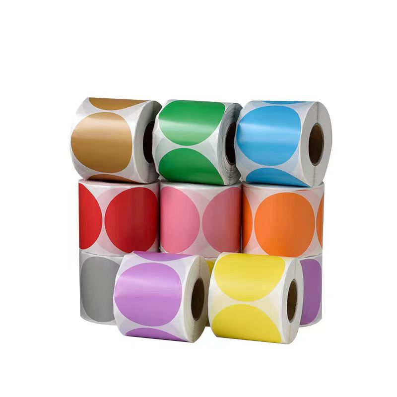 Etiqueta térmica redonda color - Round Sticker Thermal Labels Colored avaliação e preço