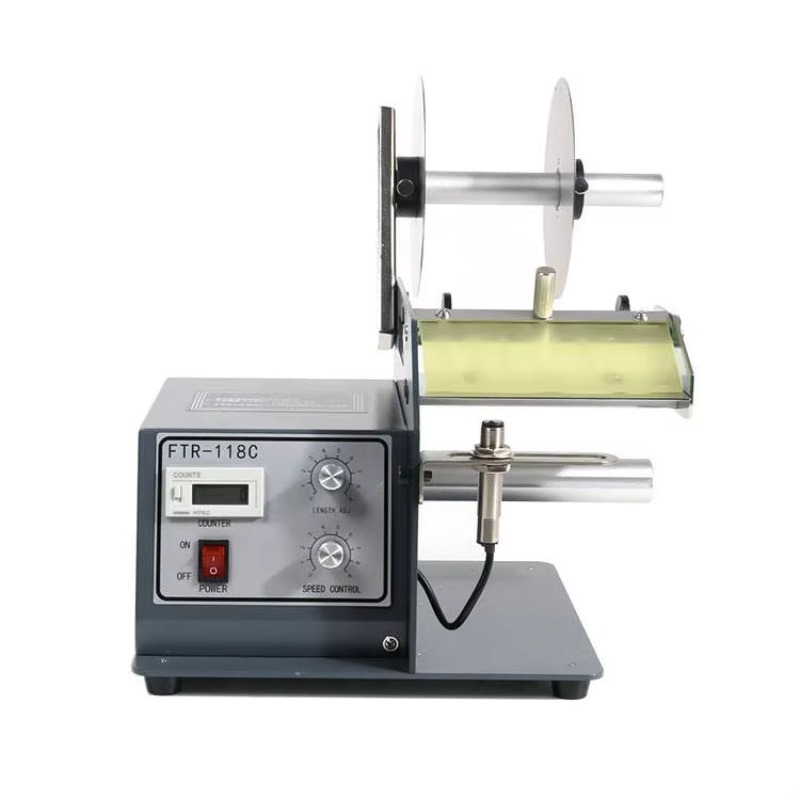 Dispensador Automático de Etiq - Label Dispenser Electric Peel Machine avaliação e preço