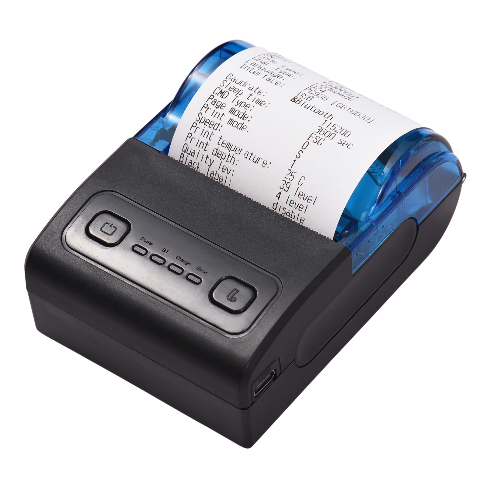 Impressora térmica portátil MP - Bluetooth Portable Thermal Receipt Printer 58Mm avaliação e preço