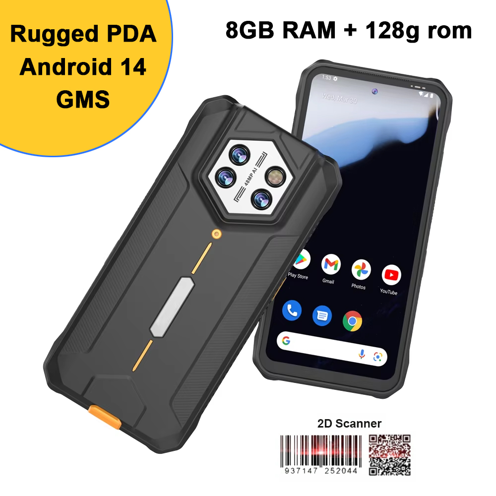 PDA Portátil com Tela de 6,5 P - Handheld Pda Scanner Android Barcode avaliação e preço