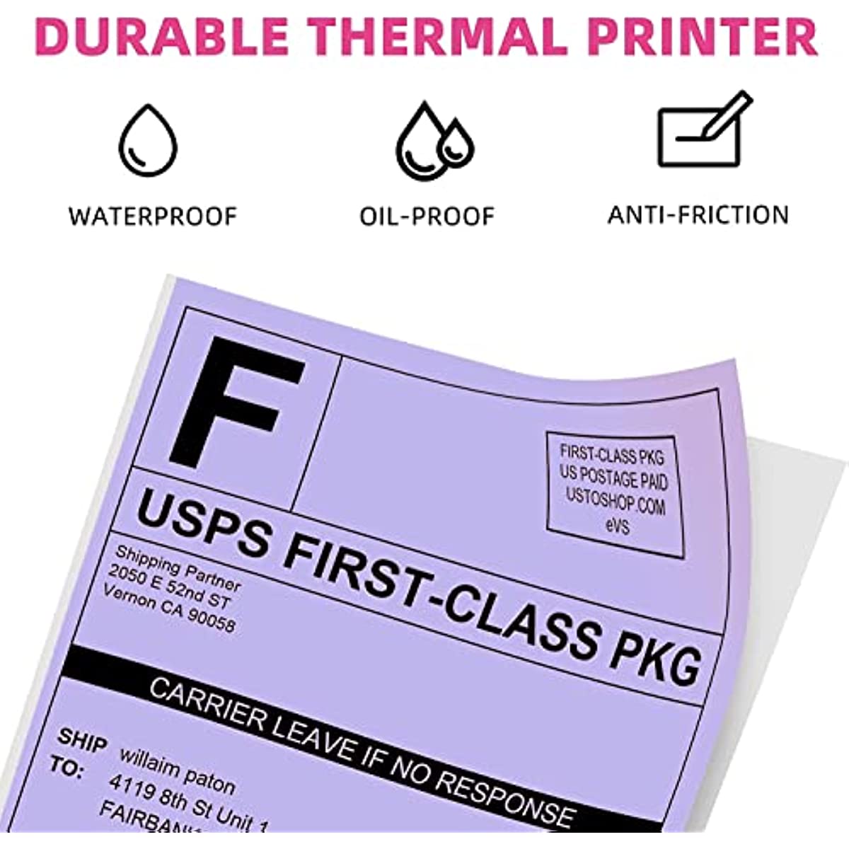 Etiquetas térmicas Phomemo 4x6 - Thermal Label Printer 4X6 Shipping avaliação e preço