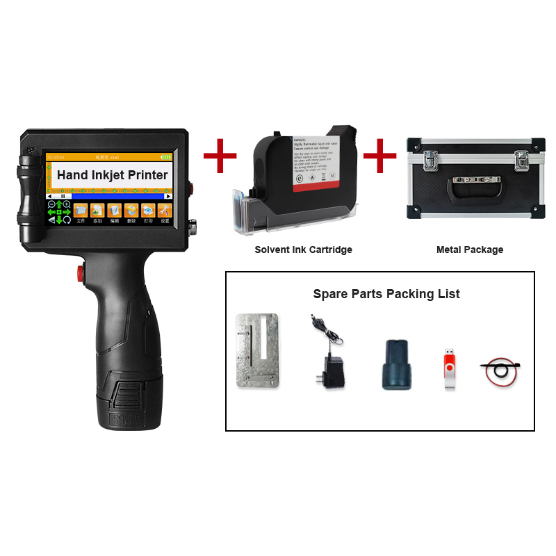 Impressora jato de tinta portá - Handheld Inkjet Date Code Printer Gun avaliação e preço