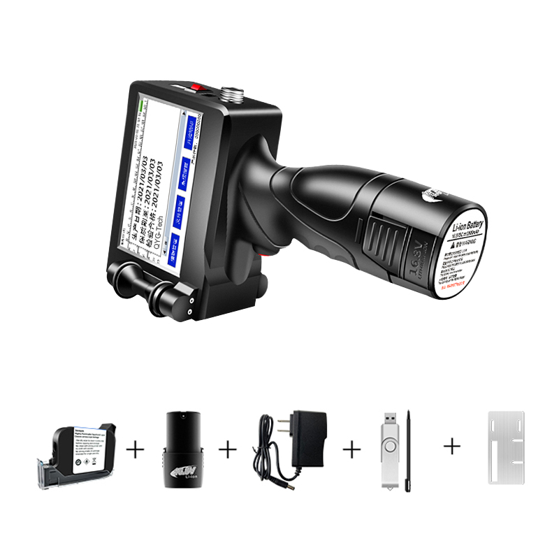 Impressora jato de tinta portá - Handheld Inkjet Date Code Printer Gun avaliação e preço