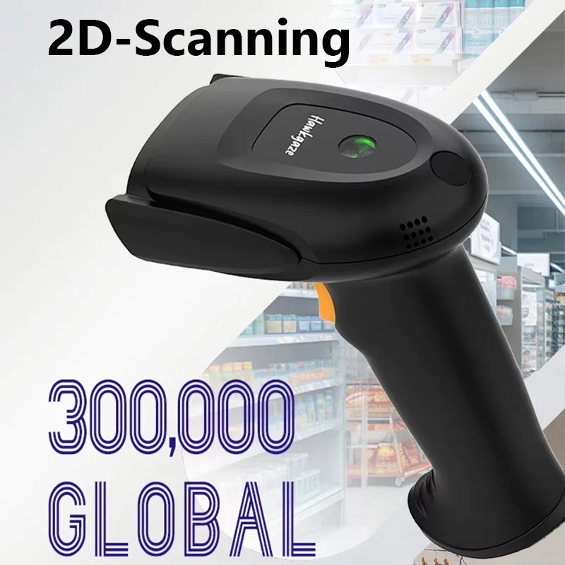 Leitor de Código de Barras Por - Wireless Barcode Scanner 2D Qr Laser avaliação e preço