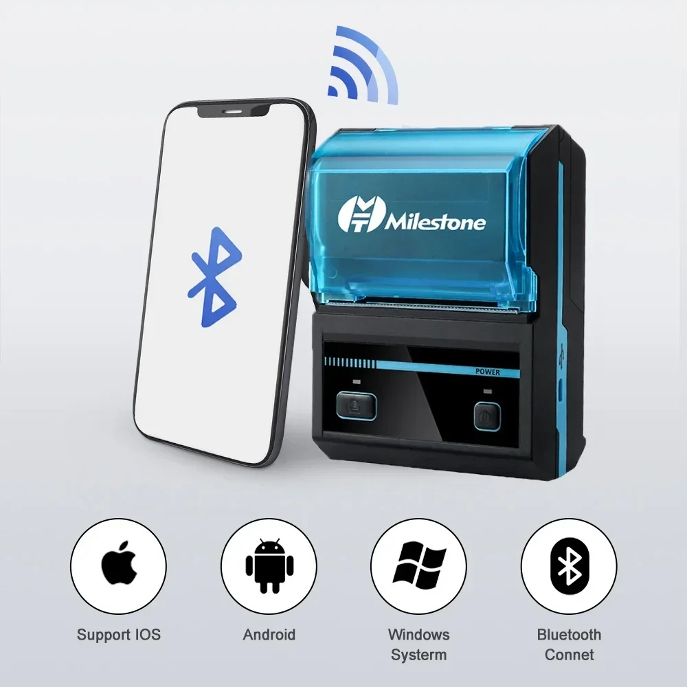 Impressora Térmica Bluetooth d - Bluetooth Portable Thermal Receipt Printer 58Mm avaliação e preço