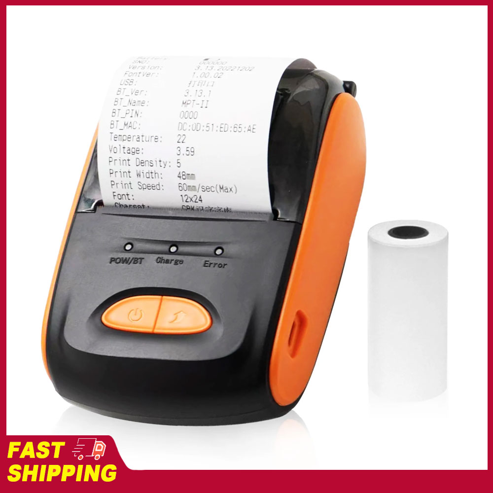 Impressora Térmica Portátil Mi - Bluetooth Portable Thermal Receipt Printer 58Mm avaliação e preço