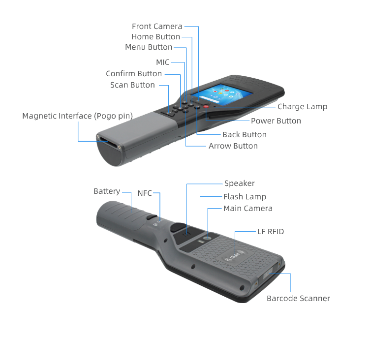 2026 JT-R30B atacado leitor an - Handheld Pda Scanner Android Barcode avaliação e preço