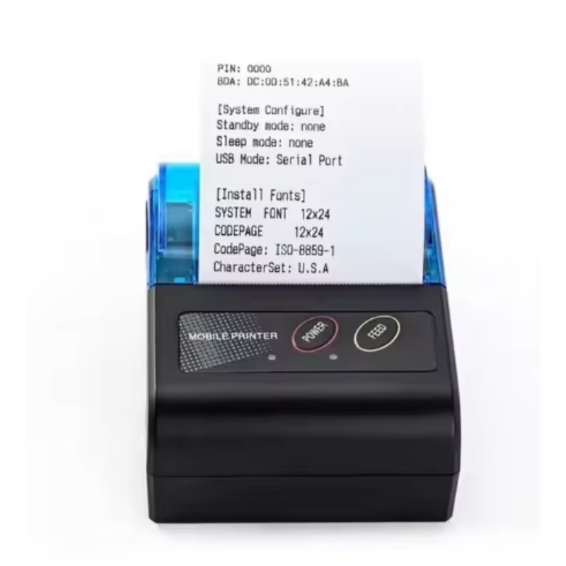 Máquina de impressora térmica  - Bluetooth Portable Thermal Receipt Printer 58Mm avaliação e preço