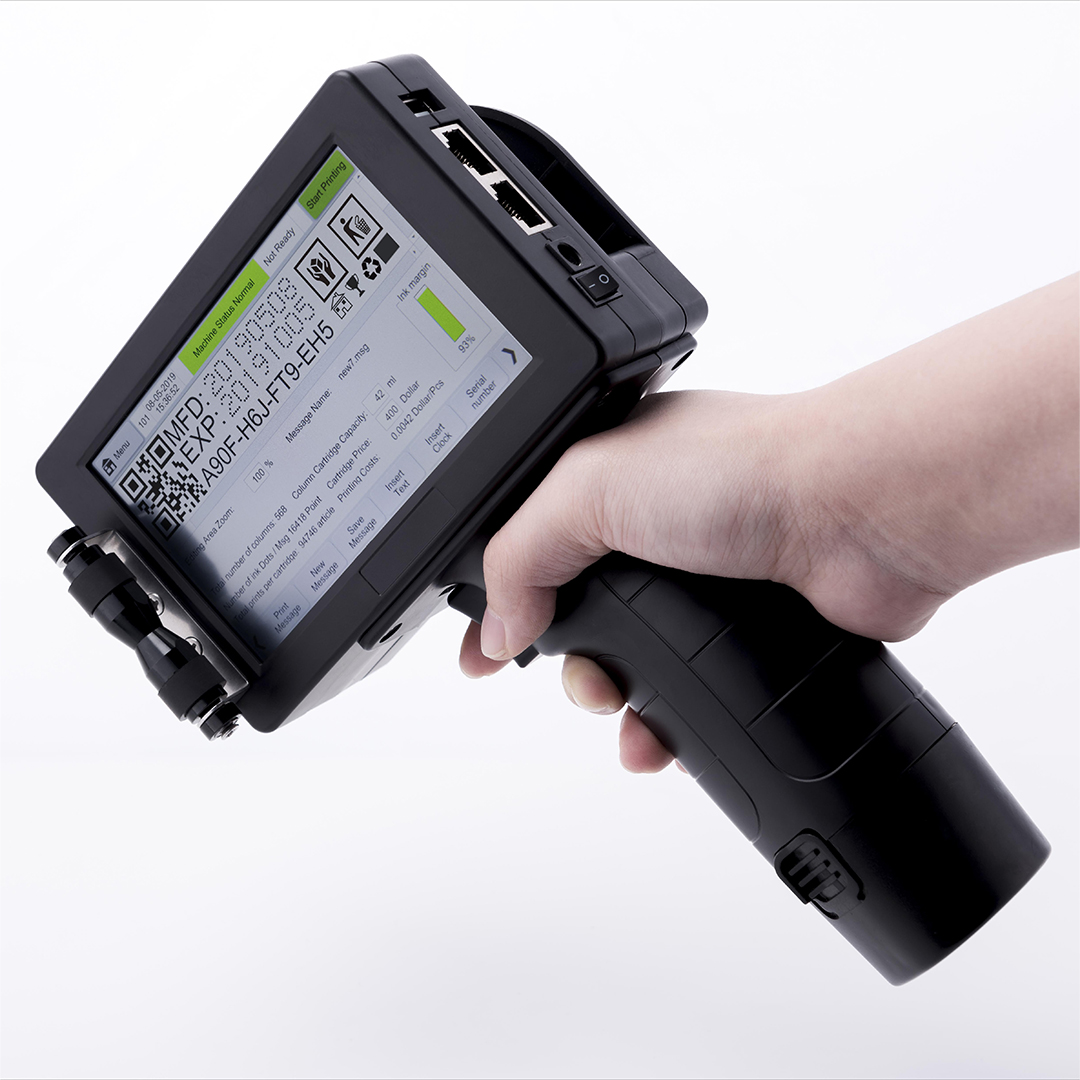 DOCOD G100 12.7mm Pistola de I - Handheld Inkjet Date Code Printer Gun avaliação e preço