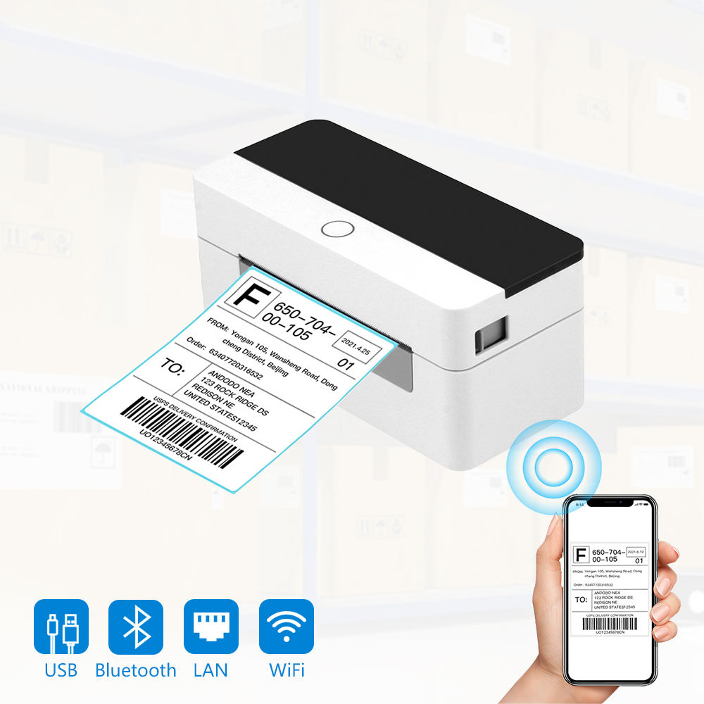 Nova Impressora Térmica Portát - Barcode Printer Direct Thermal 110Mm avaliação e preço