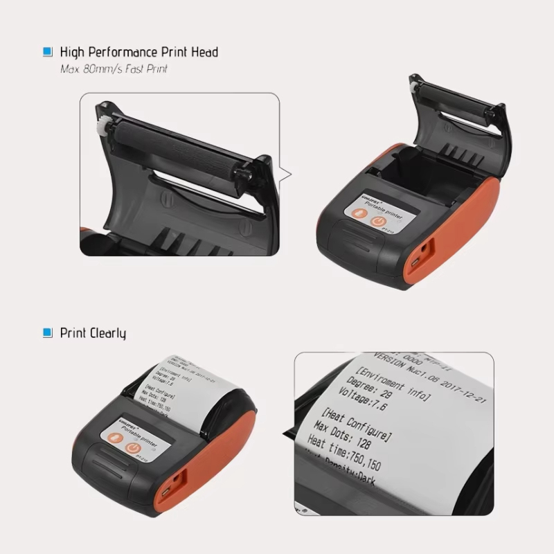 Impressora Térmica Mini Portát - Bluetooth Portable Thermal Receipt Printer 58Mm avaliação e preço