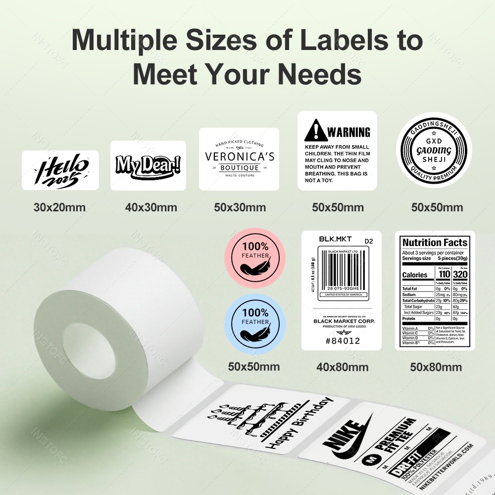 Impressora de etiquetas térmic - Round Sticker Thermal Labels Colored avaliação e preço