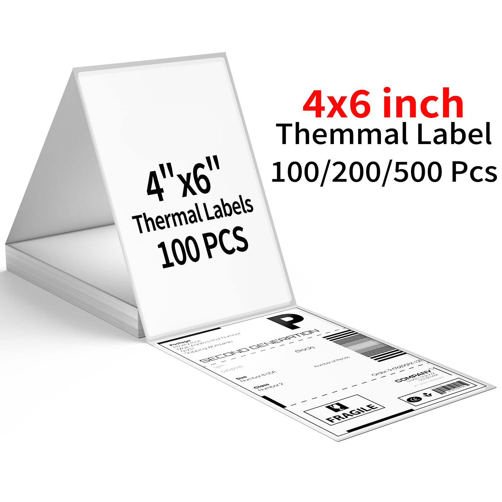 Papel Térmico para Etiquetas 4 - Thermal Shipping Label Roll 4X6 500 avaliação e preço