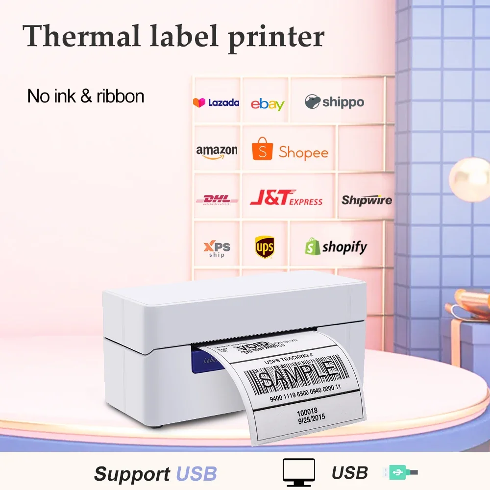 Em estoque: Rolo de Etiquetas  - Thermal Label Printer 4X6 Shipping avaliação e preço