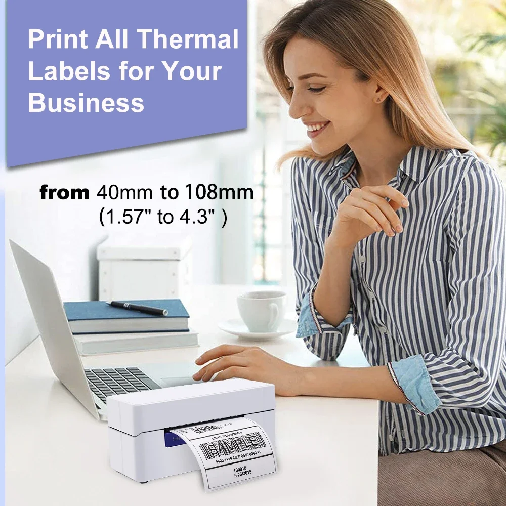 Em estoque: Rolo de Etiquetas  - Thermal Label Printer 4X6 Shipping avaliação e preço