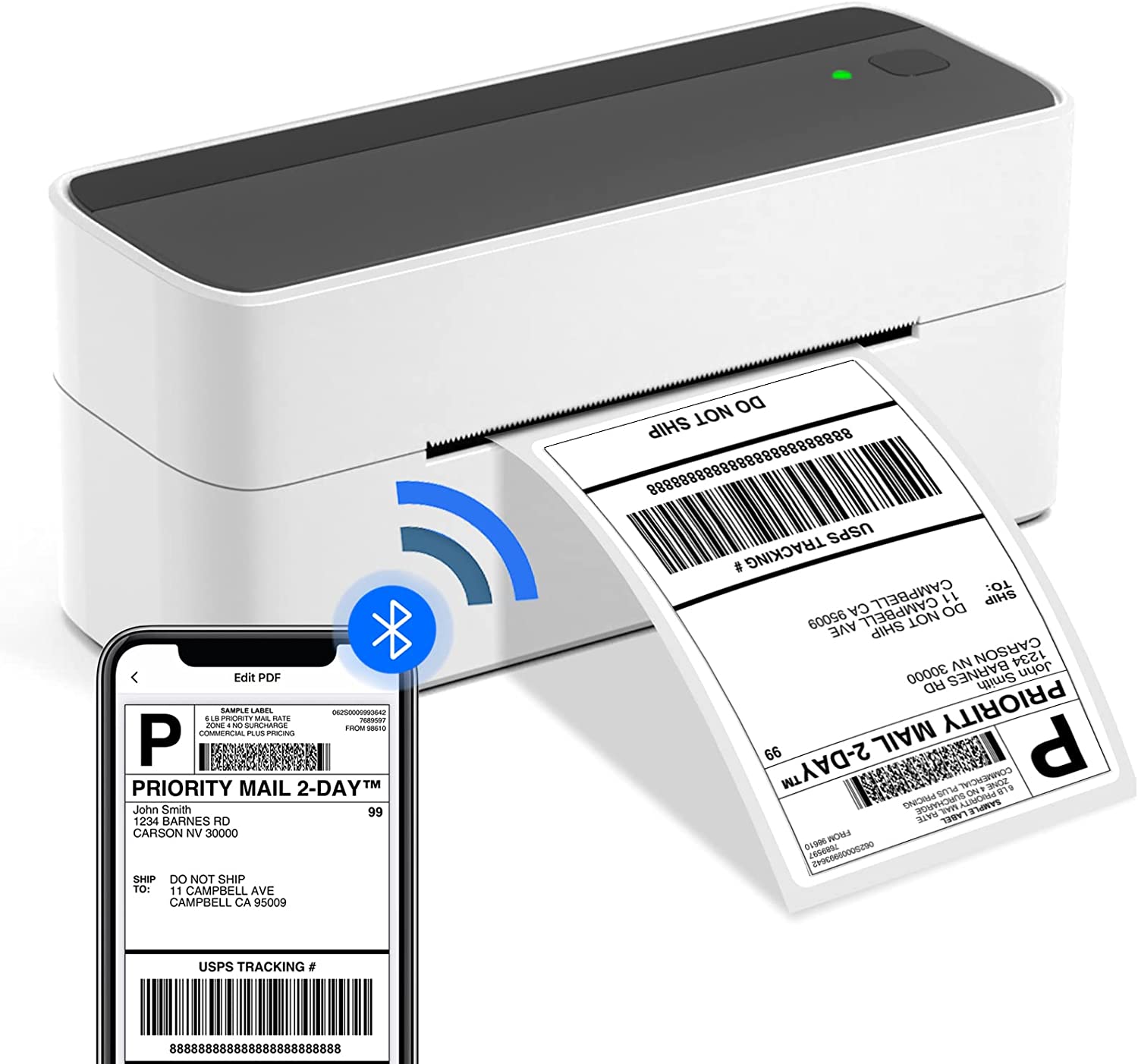 Impressora Térmica Multifuncio - Thermal Label Printer 4X6 Shipping avaliação e preço
